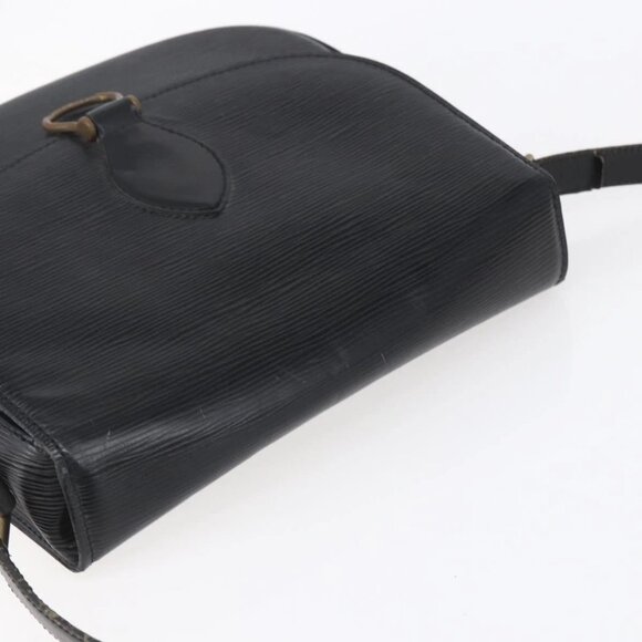 LOUIS VUITTON Epi Saint Cloud GM Shoulder Bag Black Noir M52192 LV Auth BA8328 - Picture 7 of 16